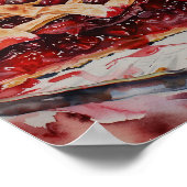 Kirschtorte Poster (Ecke)