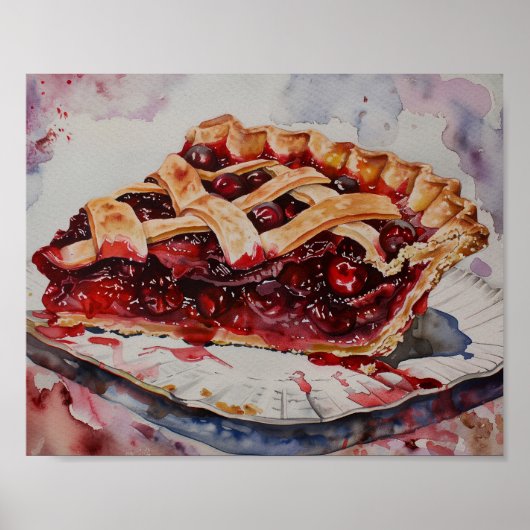 Kirschtorte Poster (Vorne)