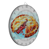 Kirschtorten-Dartscheibe Dartscheibe (Vorderseite Links)