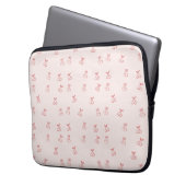 Kirschumriss Minimalismus Laptopschutzhülle (Vorderseite Links)