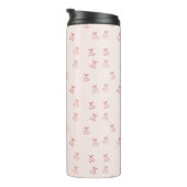 Kirschumriss Minimalismus Thermosbecher (Nach rechts gedreht)
