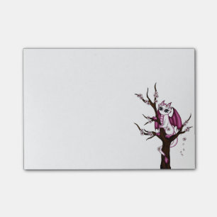 Kirschunterer Drache Post-it Klebezettel