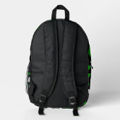 Kirschvalentiner Bedruckter Rucksack (Rückseite)