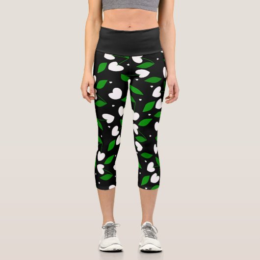 Kirschvalentiner Capri Leggings (Vorderseite)