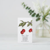 KirschVisitenkarten Visitenkarte (Stehend Vorderseite)