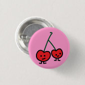 Kirschwilde Kirschfreundpaar-Rotfreund Button (Vorne & Hinten)