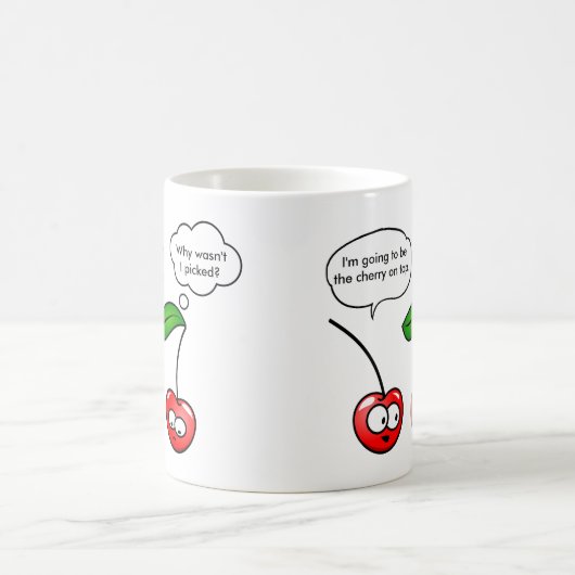 Kirschwortspiele Kaffeetasse (Mittel)