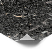 Kirschzweig, rot und schwarz poster (Ecke)