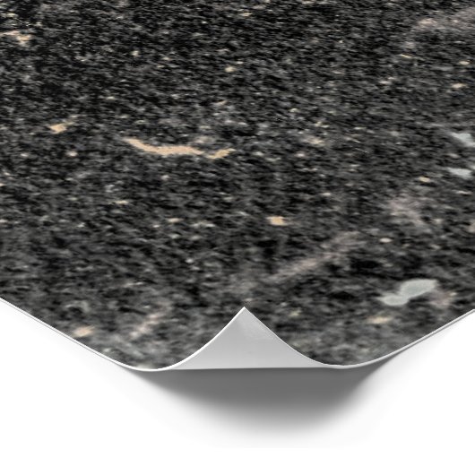 Kirschzweig, rot und schwarz poster (Ecke)