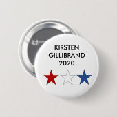 Kirsten Gillibrand für Präsidenten 2020 Knopf Button (Vorne & Hinten)