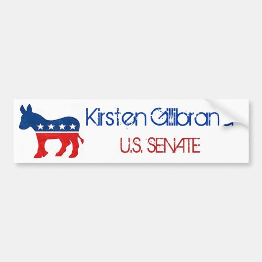 Kirsten Gillibrand für US-Senats-Autoaufkleber Autoaufkleber (Vorne)