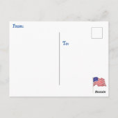 Kirsten Gillibrand zitieren aus der Debatte der De Postkarte (Rückseite)