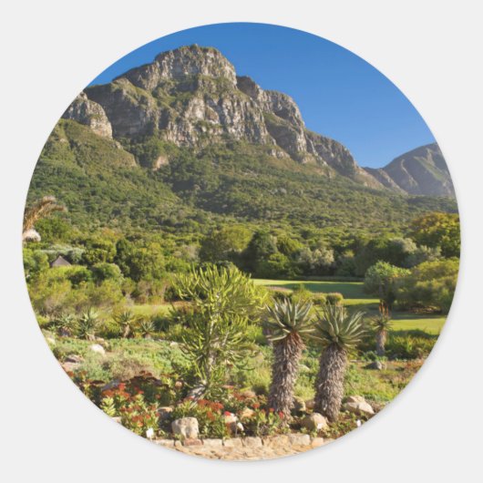 Kirstenbosch Botanic Gardens, Kapstadt Runder Aufkleber (Vorderseite)