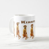 Kirsti Meerkat Tasse (Vorderseite Links)