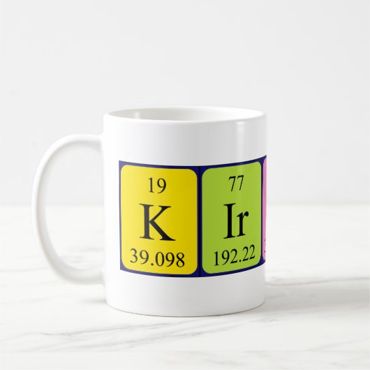 Kirstin Periodenname Tasse (Links)