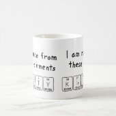 Kirsty Namen-Tasse periodischer Tabelle Kaffeetasse (Mittel)