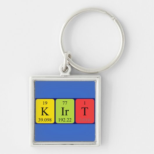 Kirt Periodenschlüsselring Schlüsselanhänger (Vorne)