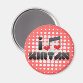 Kirtan fan magnet (Vorderseite/Rückseite)