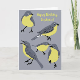 Kirtland's Warblers Bird Lovers Birthday Karte