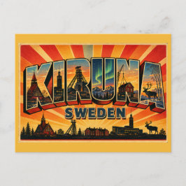 Kiruna Schweden Arktisches Tor Postkarte