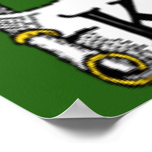 Kirwin Coat of Arms Irish Flag Print Poster (Ecke)