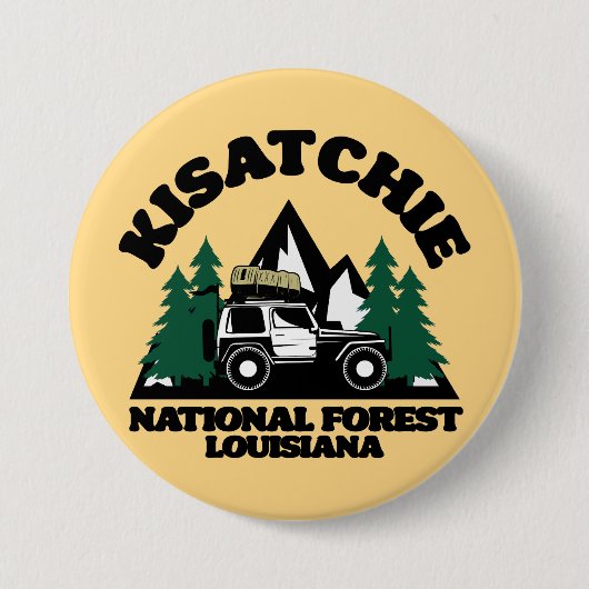 Kisatchie National Forest Louisiana Button (Vorderseite)