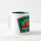 Kisatchie National Forest Louisiana Camping Zweifarbige Tasse (Vorderseite Links)