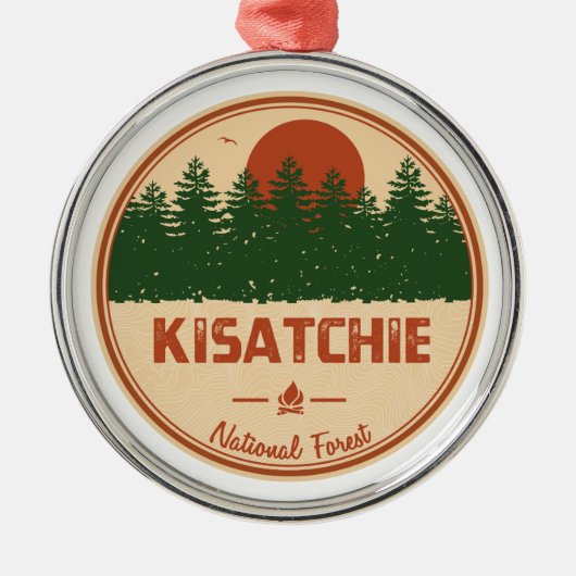Kisatchie National Forest Ornament Aus Metall (Vorne)