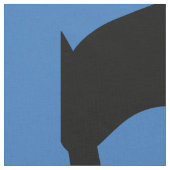 Kismet Blue Stoff (Nahaufnahme)