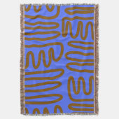 Kismet Brown Wave Decke (Vorderseite Vertikal)