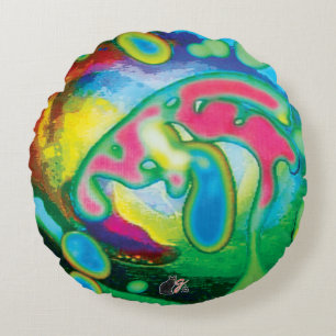 Kismet Embrace Rundes Kissen