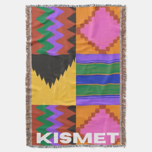 Kismet Kente Decke (Vorderseite Vertikal)