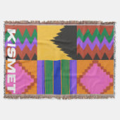 Kismet Kente Decke (Vorderseite)