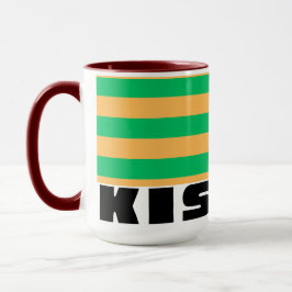 Kismet Mint burgunderrot Tasse