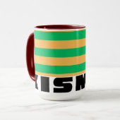 Kismet Mint burgunderrot Tasse (Vorderseite Links)