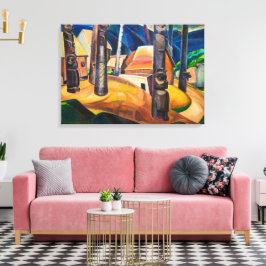 Kispiax Village | Emily Carr | Leinwanddruck