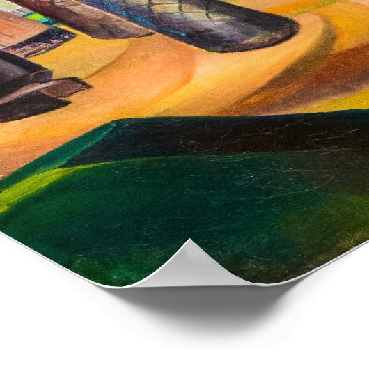 Kispiax Village | Emily Carr | Poster (Ecke)