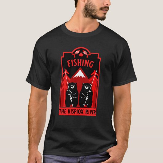 Kispiox River Fishing Canada T-Shirt (Vorderseite)