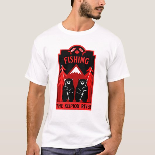 Kispiox River Fishing Canada T-Shirt (Vorderseite)