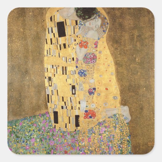 Kiss, 1907-08 quadratischer aufkleber (Vorderseite)