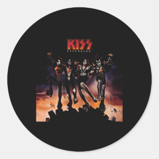 Kiss 1976 Destroyer Runder Aufkleber