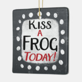 Kiss a Frog Today Ornament (Links)