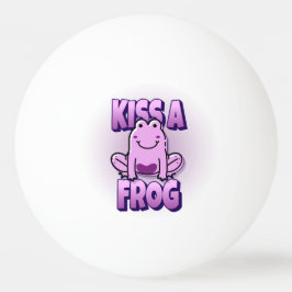 Kiss A Pink Frosch Tischtennisball