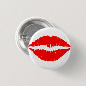 Kiss Abzeichen klein Button (Vorne & Hinten)