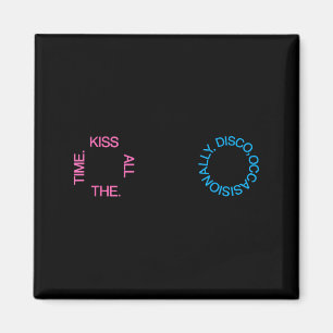 Kiss All Time Disco Occasionally Illustration Magnet