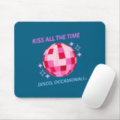 Kiss All Time Disco Occasionally Kunstwerk Mousepad (Mit Mouse)
