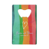 "Kiss and hearts" of gay love women Geldbeutel Flaschenöffner (Rückseite)