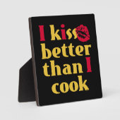 Kiss Better als Cook Plaque Fotoplatte (Vorderseite)