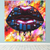 Kiss Board Canvas Print Picture Version 1 Leinwanddruck (Insitu (Holzboden))