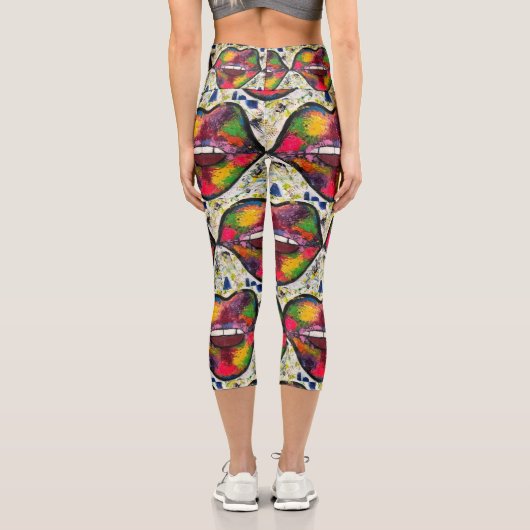 Kiss Capri Leggings (Rückseite)